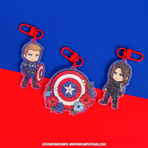 Stucky Holographic Keychains
