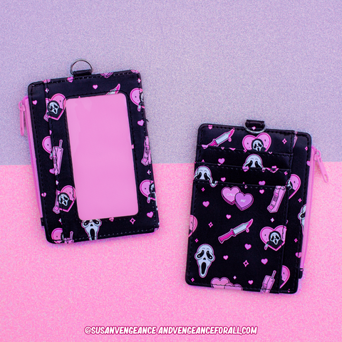 Ghostie PU Leather ID Wallet