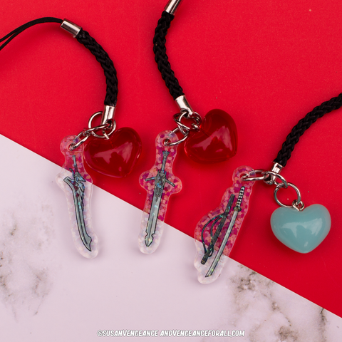 Devil Weapon Phone Charms