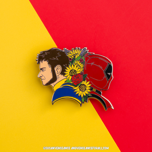 DP x Wolvie Flower Jumbo Pin