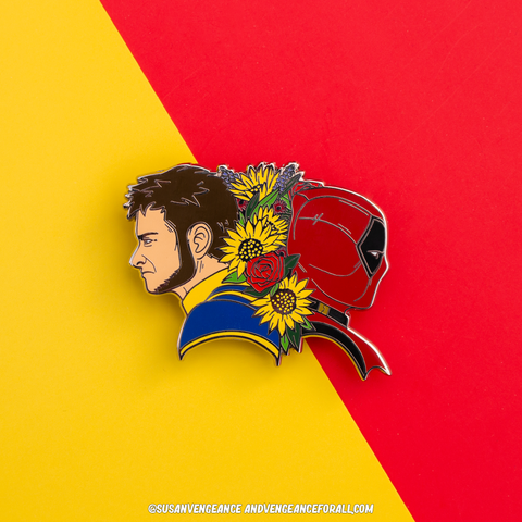 DP x Wolvie Flower Jumbo Pin