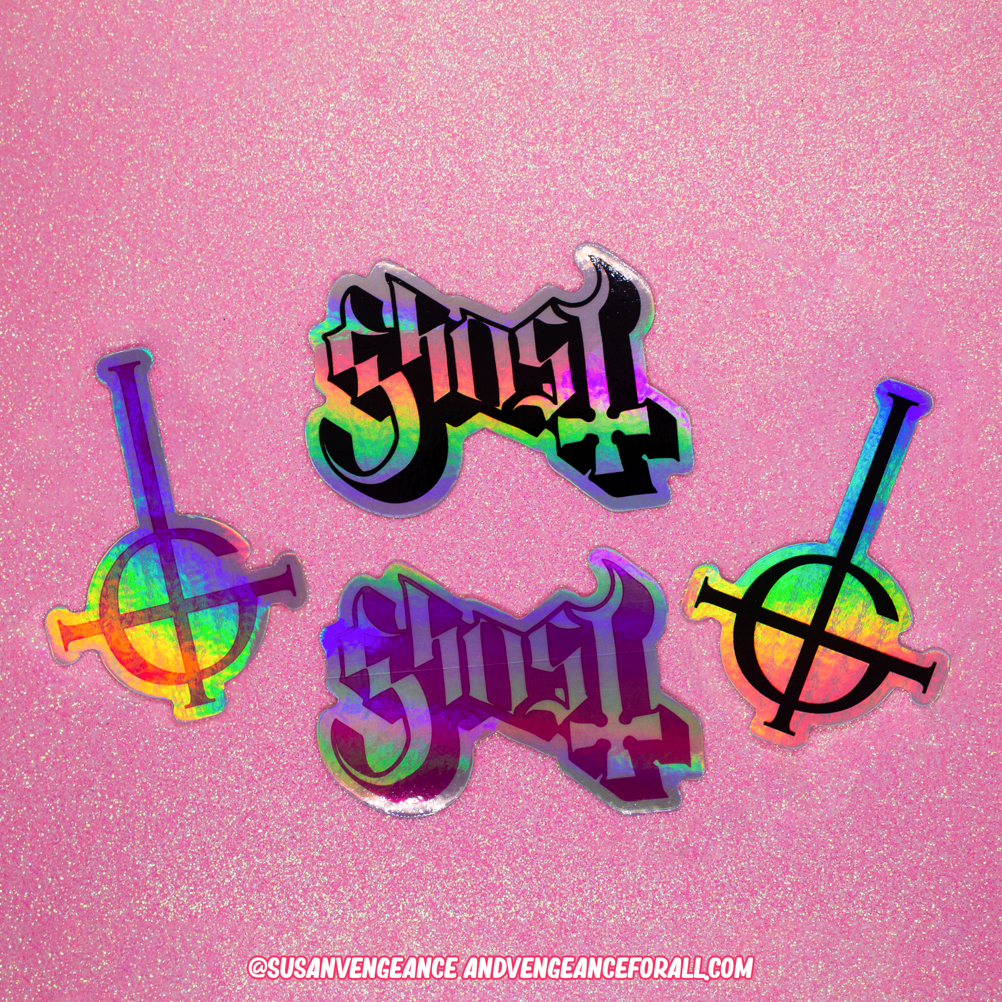 Ghoul Holographic Vinyl Stickers