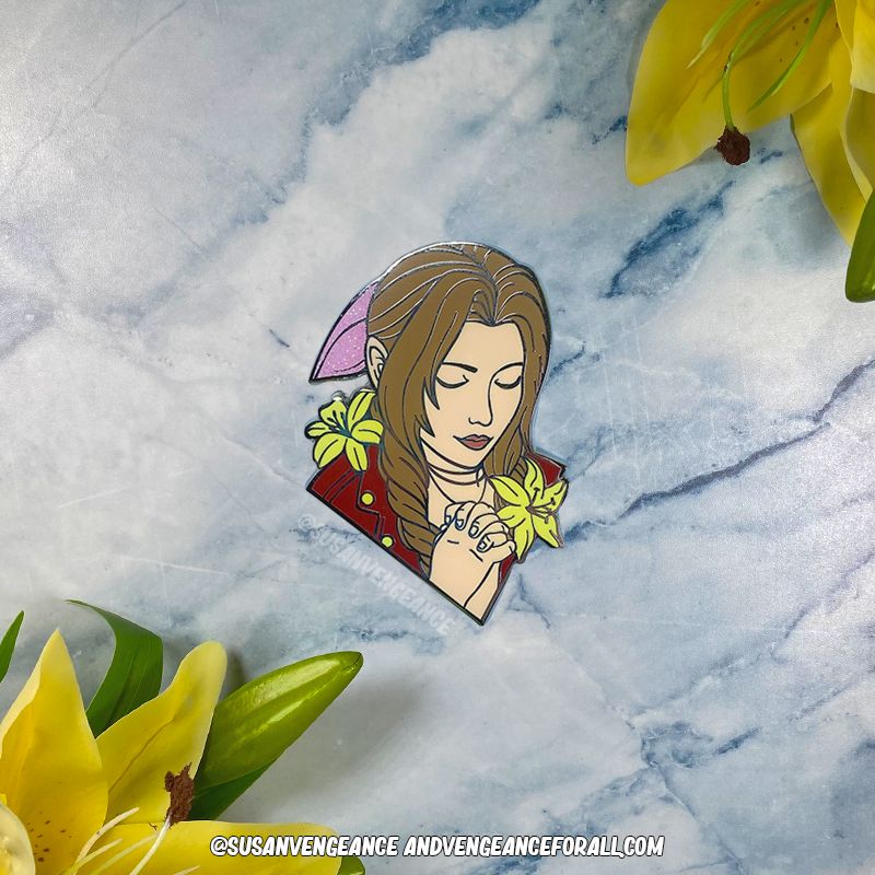 Fantasy Flower Girl Jumbo Pin