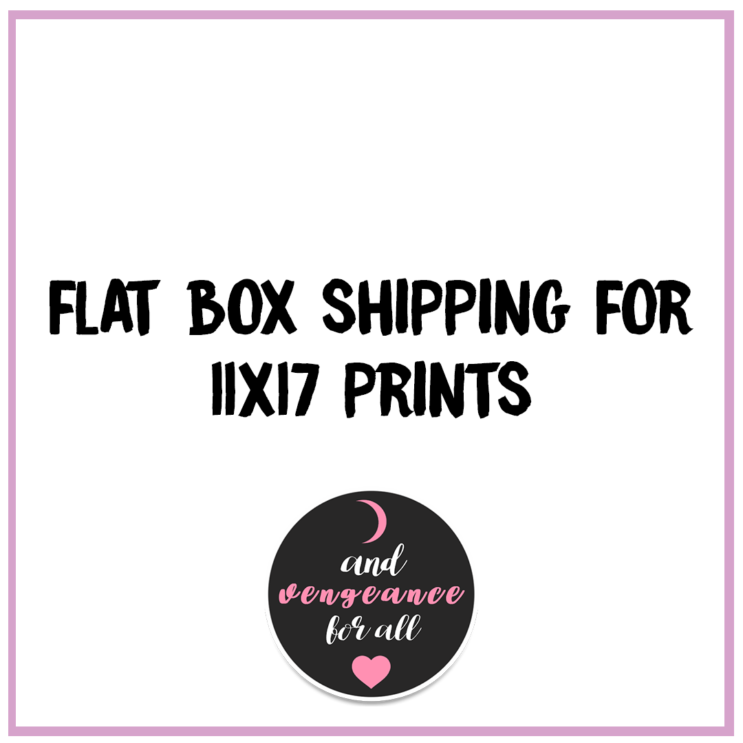 Shipping Upgrade for 11x17 Prints