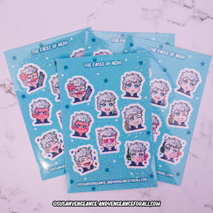 Nero Chibi Holographic Sticker Sheet